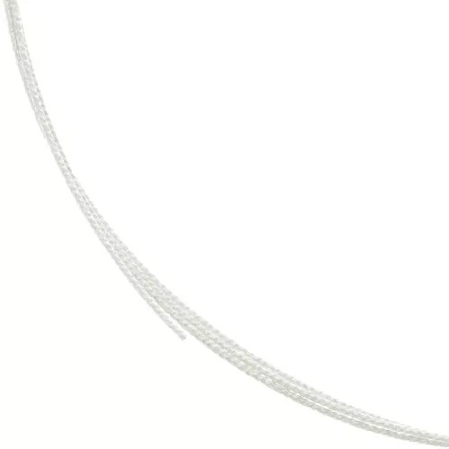 0.7mm 925 Sterling Silver half-hard - annealed - round diamond effect wire x1m