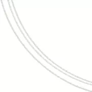 0.9mm 925 Sterling Silver half-hard - annealed - round diamond effect wire x1m