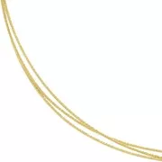 0.7mm 925 Silver half-hard - annealed - diamond effect wire - Fine Gold Plated x1m