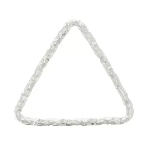 11x12.5mm 925 Sterling Silver Diamond effect Ring x1