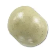 Ceramics bead 12mm Light Khaki x1