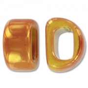 Ceramics slider 18x10mm Iridescent Gold Orange Yellow x1|raw }}