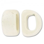 Ceramics slider 18x10mm White x1