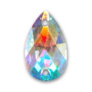 PureCrystal 3230 Sew-on Stone 12x7mm Crystal AB|raw }}