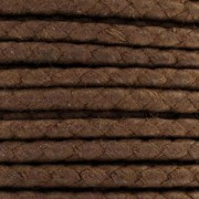 European cotton waxed cord 2mm Brown x 1 m