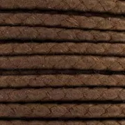 European cotton waxed cord 2mm Brown x 1 m