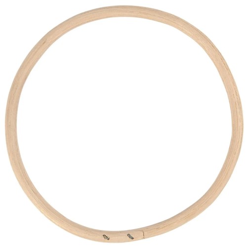 15cm bamboo circle for dream catcher and decoration - Natural x1