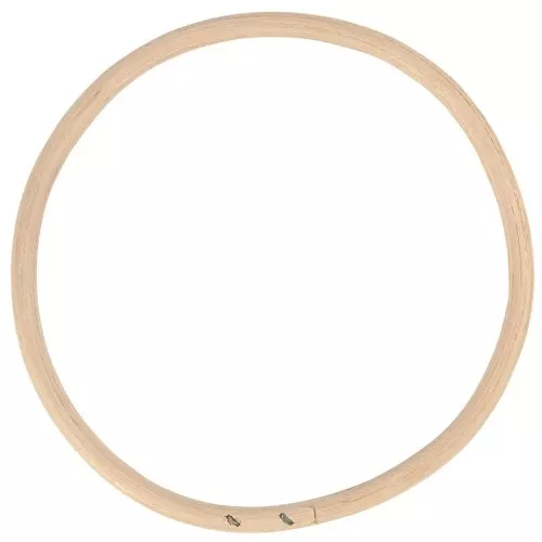 15cm bamboo circle for dream catcher and decoration - Natural x1