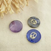 10x7mm Hollow beetle Sequin - exclusive to Perles & Co - Fine Gold plated x1