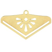 28mm End Tip for Miyuki 11/0 weaving excl. Perles & co - Fine Gold Plated x1