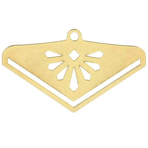 28mm End Tip for Miyuki 11/0 weaving excl. Perles & co - Fine Gold Plated x1