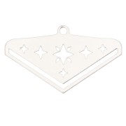 28mm Star End Tip for Miyuki 11/0 weaving excl. Perles & co - Silver Tone x1|raw }}