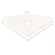 28mm Star End Tip for Miyuki 11/0 weaving excl. Perles & co - Silver Tone x1