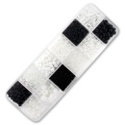 Seed beads assortment Preciosa Ornela Crystal/Jet x200g