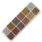 Seed beads assortment Preciosa Ornela Soft Bronze x200g