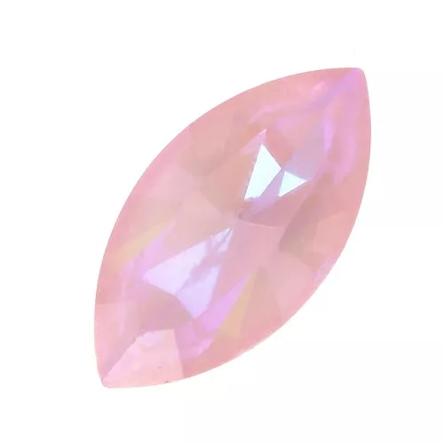 10x5mm PureCrystal Navette 4228 - Crystal Dusty Pink Delite x1