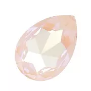 14x10mm PureCrystal 4320 Pear Fancy Stone - Crystal Ivory Cream Delite x1