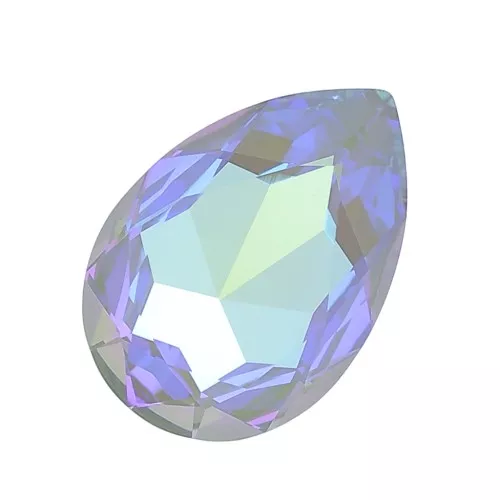 18x13mm PureCrystal 4320 Pear Fancy Stone - Crystal Serene Gray Delite x1