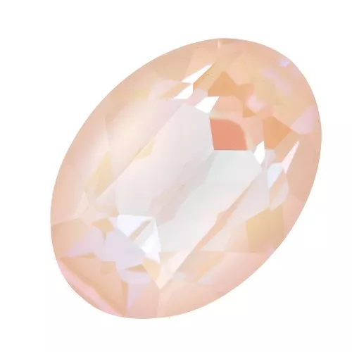 14x10mm PureCrystal 4120 Cabochon - Crystal Ivory Cream Delite x1