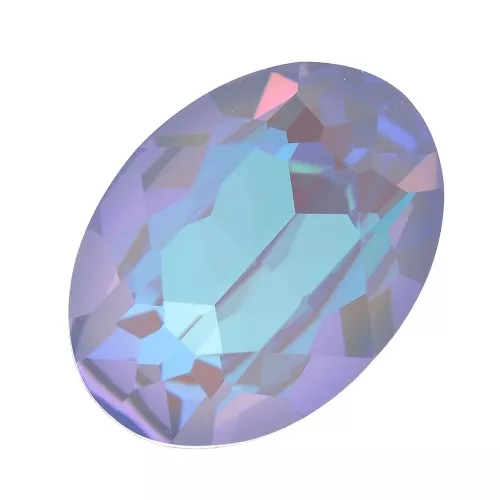 14x10mm PureCrystal 4120 Cabochon - Crystal Serene Gray Delite x1
