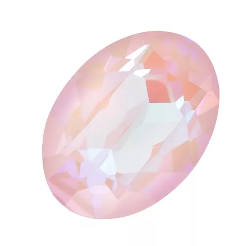 18x13mm PureCrystal 4120 Cabochon - Crystal Dusty Pink Delite x1