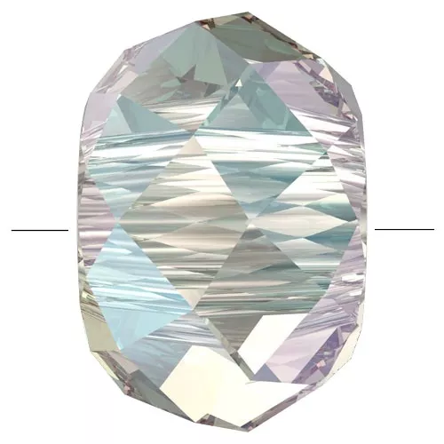 8mm Briolette XL PureCrystal 5042 rondelle bead - Crystal Shimmer 2X x1