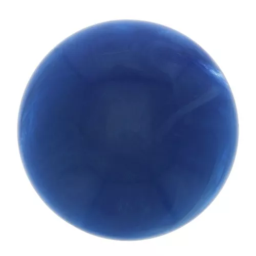 18 mm round cabochon in opaque resin - Royal blue marbled x1