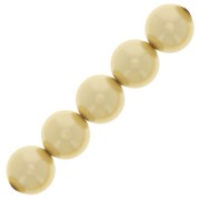 6mm Preciosa pearl beads - Round Maxima - Vanilla Pearl Effect x20