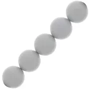 6mm Preciosa pearl beads - Round Maxima - Ceramic Grey x20