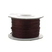 Braided nylon thread 0.8mm Eggplant x50m