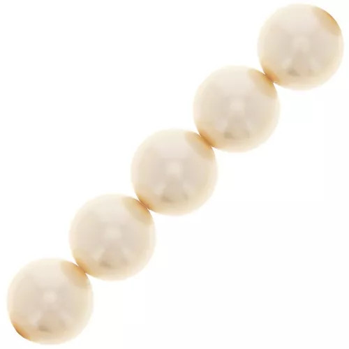 4mm Preciosa Pearls - Round Maxima - Pearl Effect Cream x30