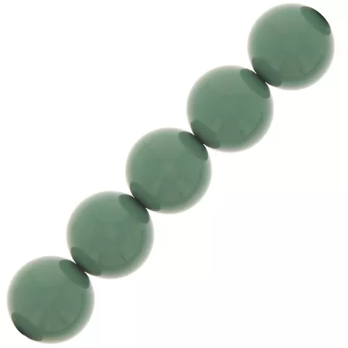 4mm Preciosa Pearls - Round Maxima - Sage x30