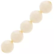 8mm Preciosa Pearls - Round Maxima - 8 mm - Pearlescent cream x10