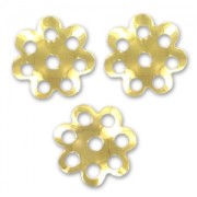 bead cap Lightweight 8.5mm second choice Gold tone x45|raw }}