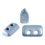 2x5mm Piros® Glass beads by Puca® - Light Blue Metallic Mat x10g