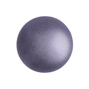 18mm Glass round cabochon by Puca® - Purple Metallic Mat x1|raw }}