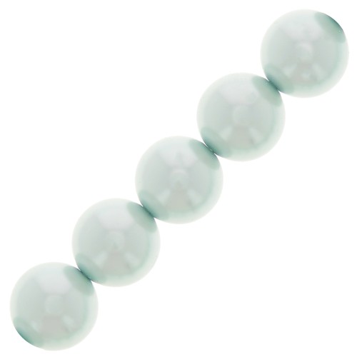 6mm Preciosa Pearls - Round Maxima - Pearl Effect Light Blue x20