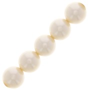 6mm Preciosa Pearls - Round Maxima - Pearl Effect Light Creamrose x20|raw }}