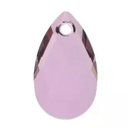 PureCrystal Tear drop 6106 16mm Crystal Antique Pink x1