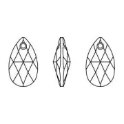 PureCrystal Tear drop 6106 16mm Crystal Antique Pink x1