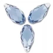PureCrystal Drops 6010 11x5.5mm Denim Blue x4