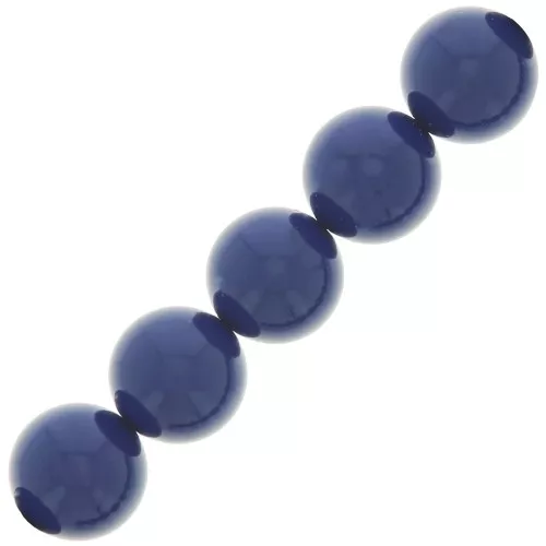 6mm Preciosa Pearls - Round Maxima - Navy Blue x20