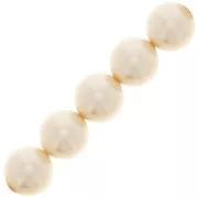 8mm Preciosa Pearls - Round Maxima - Pearl Effect Cream x10