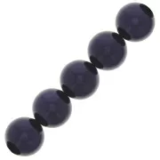 5mm Preciosa Pearls - Round Maxima - Pearl Effect Dark Blue x25