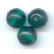 Round beads 6mm Emerald x25