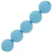5mm Preciosa Pearls - Round Maxima - Aqua Blue x25