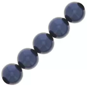 5mm Preciosa Pearls - Round Maxima - Pearl Effect Blue x25