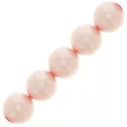 4mm Preciosa Pearls - Round Maxima - Pearl Effect Rosaline x30