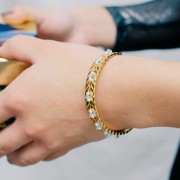 3mm Preciosa Crystal Bicones - MC Bead Rondell - Aquamarine AB x30