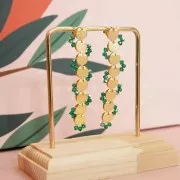 3mm Preciosa Crystal Bicones - MC Bead Rondell - Peridot AB x30